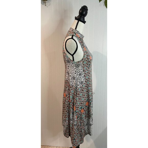 Maeve XS Sleeveless Mixed Floral Patchwork Swing Dress - Picture 4 of 15